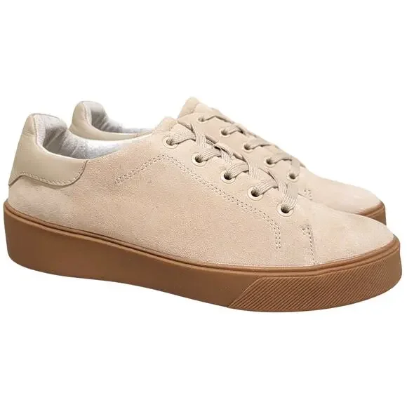 Naturalizer Morrison 2.0 Low Top Tennis Sneakers Size US 8.5M Coriander Beige - Picture 1 of 5